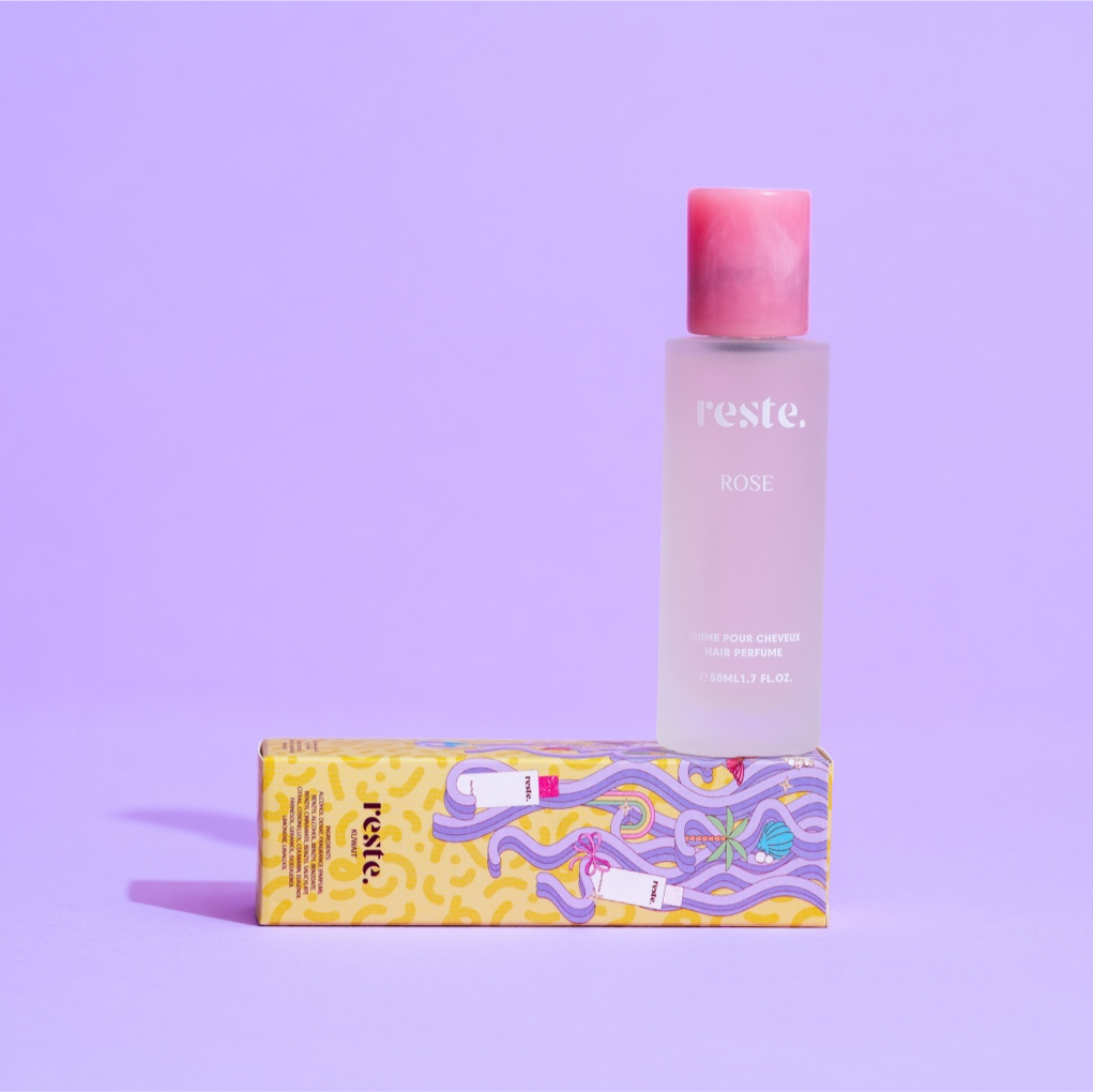 ROSE hair perfume by Reste — packaging